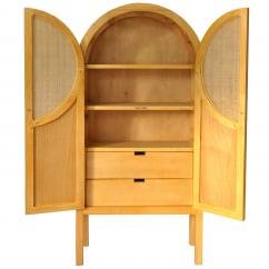 Rattan Round Cupboard Rattan Weaving